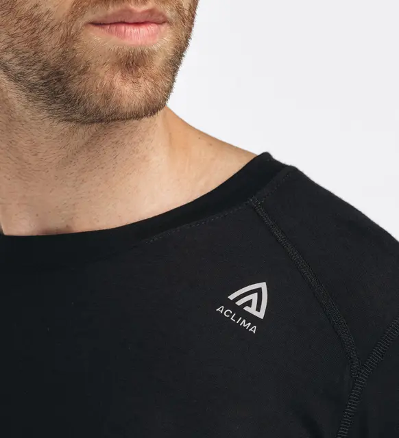 LightWool 140 sportshirt M's Jet Black S 