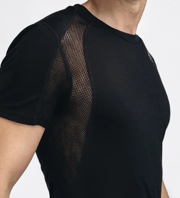 LightWool 140 sports t-shirt M's Jet Black M 