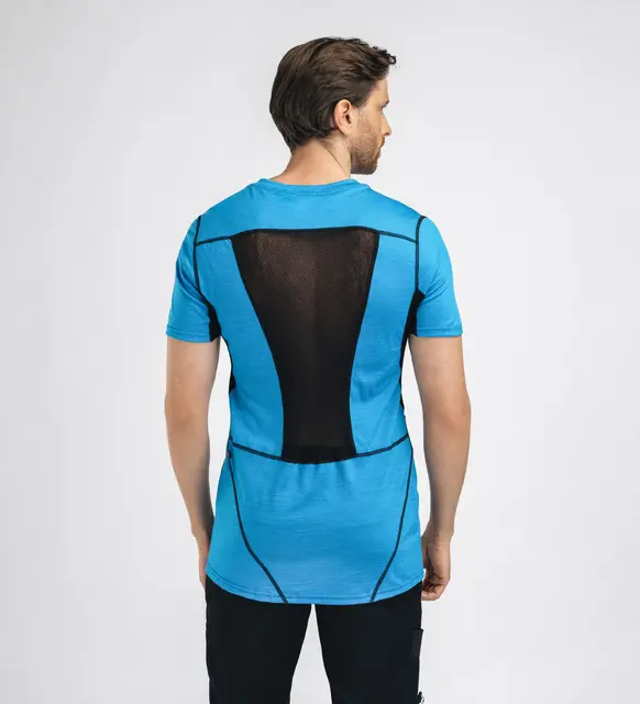 LightWool 140 sports t-shirt M's Bluejay/Jet Black M 