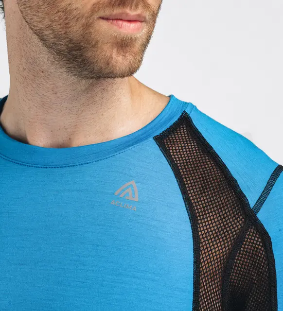 LightWool 140 sports t-shirt M's Bluejay/Jet Black M 