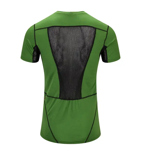 LightWool 140 sports t-shirt M's Cactus/Jet Black L 