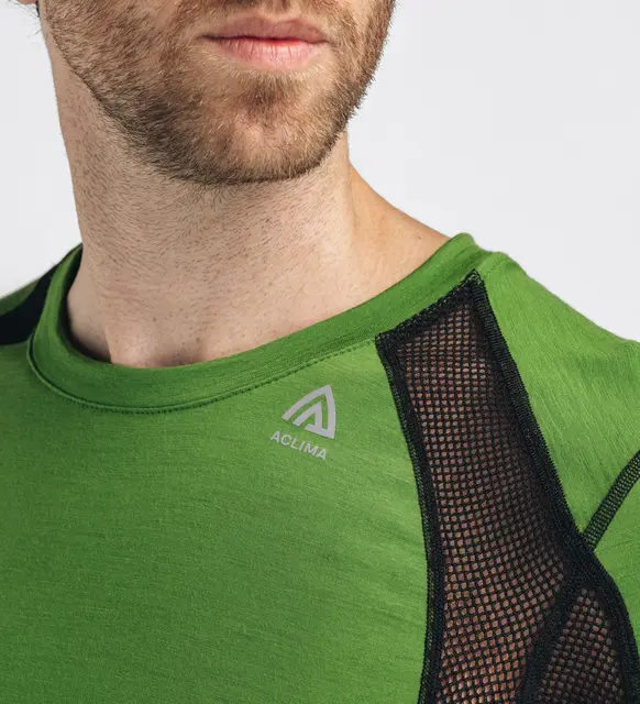 LightWool 140 sports t-shirt M's Cactus/Jet Black L 