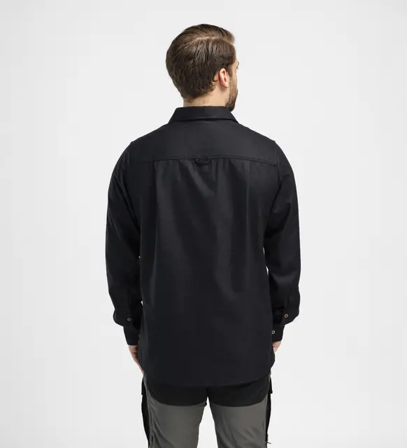 ReBorn woolshirt M's Dark Grey Melange XL 