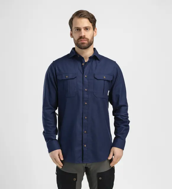 ReBorn woolshirt M's Navy Melange M 