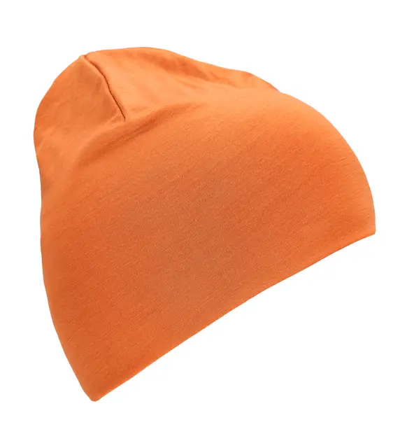 LightWool 140 relaxed beanie Apricot Orange Onesize 