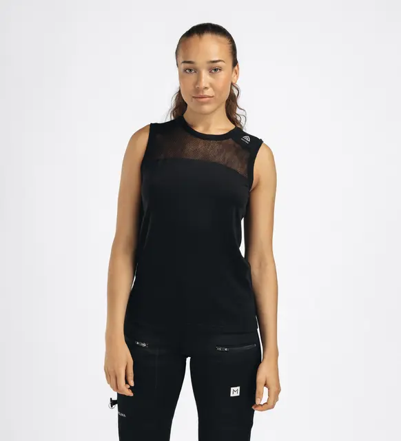 LightWool 140 sports singlet W's Jet Black M 