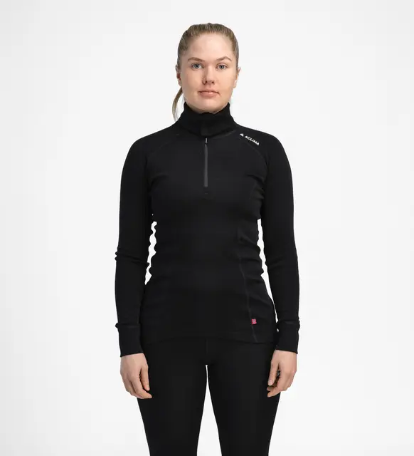 WarmWool polo W's Jet Black M 