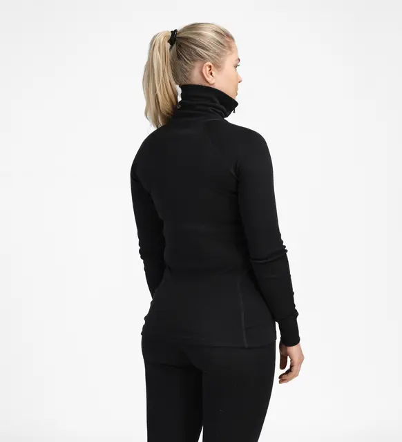 WarmWool polo W's Jet Black M 