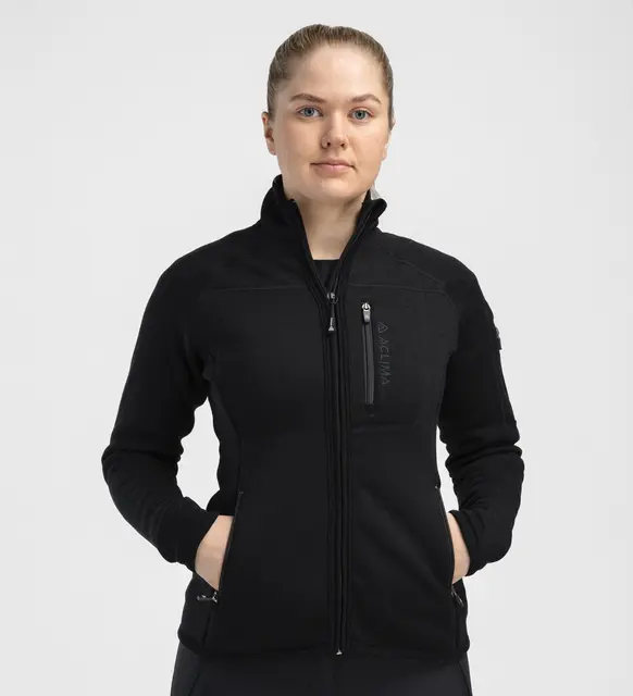 FleeceWool V2 Jacket W's Jet Black M 