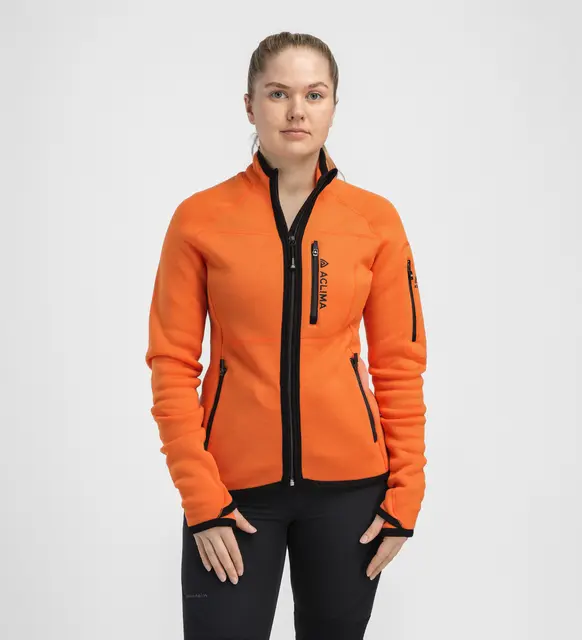 FleeceWool V2 Jacket W's Orange Tiger M 