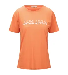 LightWool 140 classic tee Logo W&#39;s Orange Tiger M