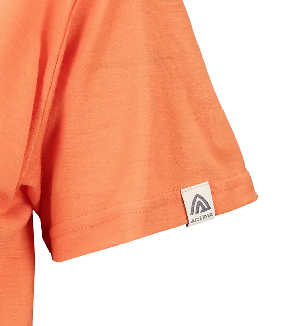 LightWool 140 classic tee Logo W's Orange Tiger M 