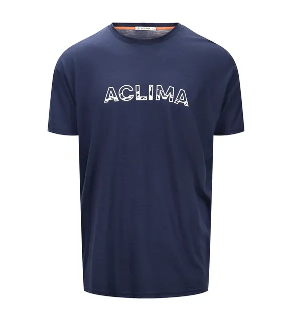 LightWool 140 classic tee Logo M's Navy Blazer M 