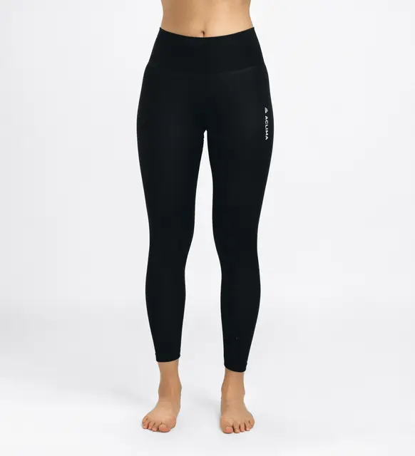 WarmWool longs high waist W's Jet Black M 