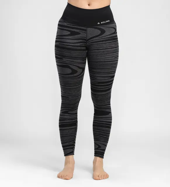 WarmWool longs high waist W's Black Motion M 