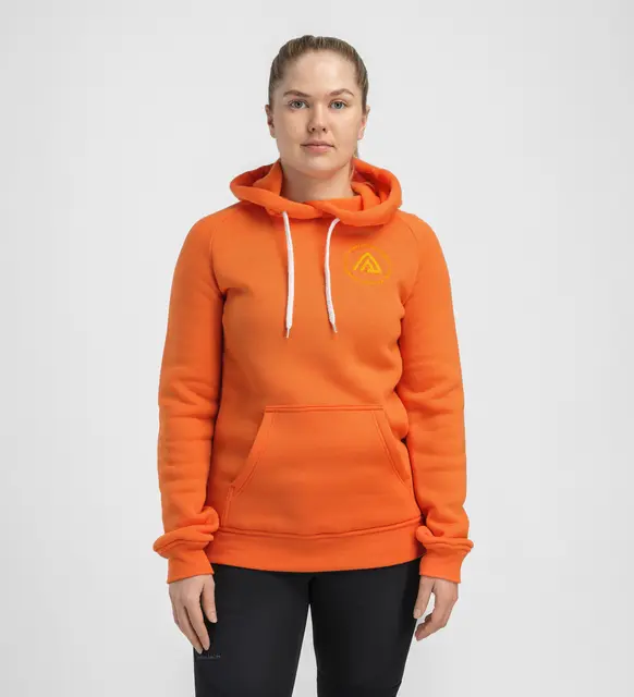 FleeceWool V2 Hoodie W's Orange Tiger S 