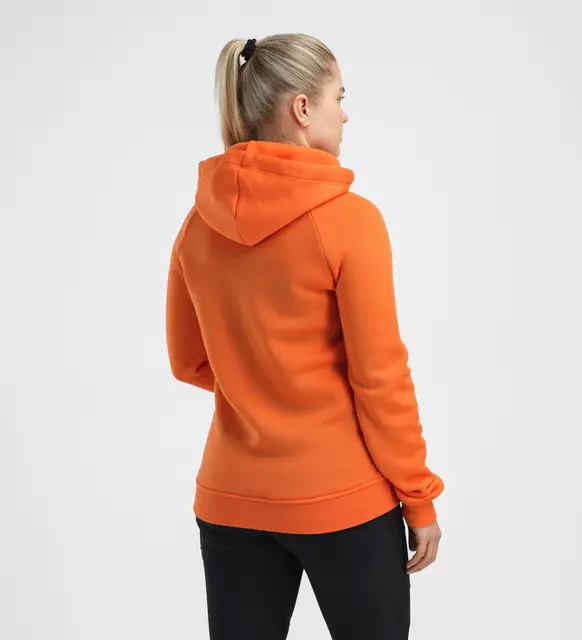 FleeceWool V2 Hoodie W's Orange Tiger S 