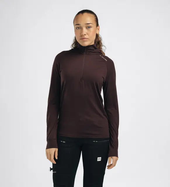 LightWool 180 Hoodie W's Chocolate Plum S 