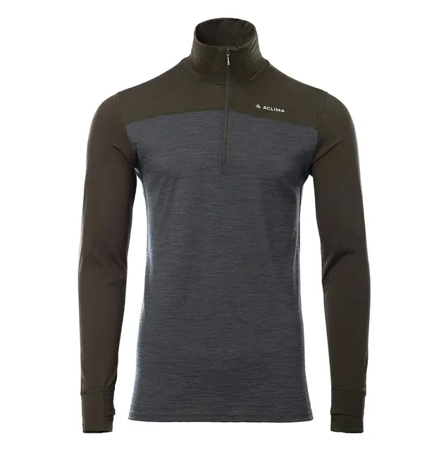 LightWool 180 Polo w/ zip M's Tarmac / Marengo M 