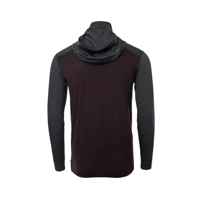 LightWool 180 Hoodie M's Chocolate Plum / Marengo S 