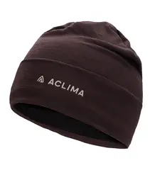 WoolNet Light Beanie U Chocolate Plum S/M