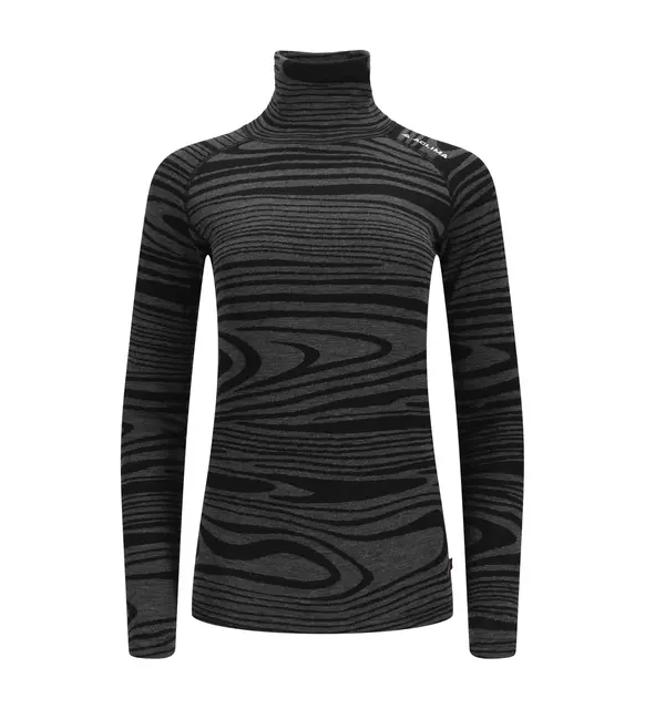 WarmWool Roll Neck W's Black Motion M 