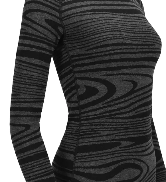 WarmWool Roll Neck W's Black Motion M 