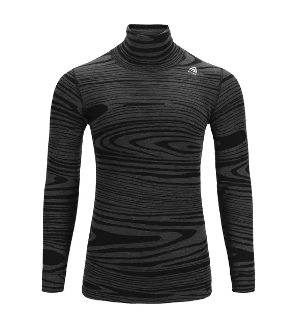 WarmWool Roll Neck M's Black Motion M 