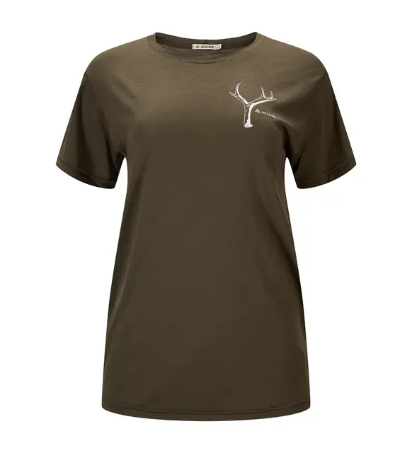 LightWool 140 classic tee antler W's Tarmac M 