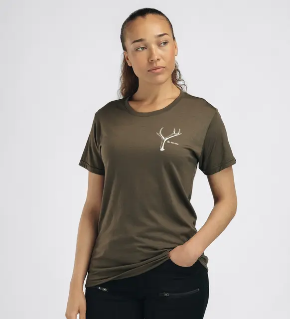 LightWool 140 classic tee antler W's Tarmac M 