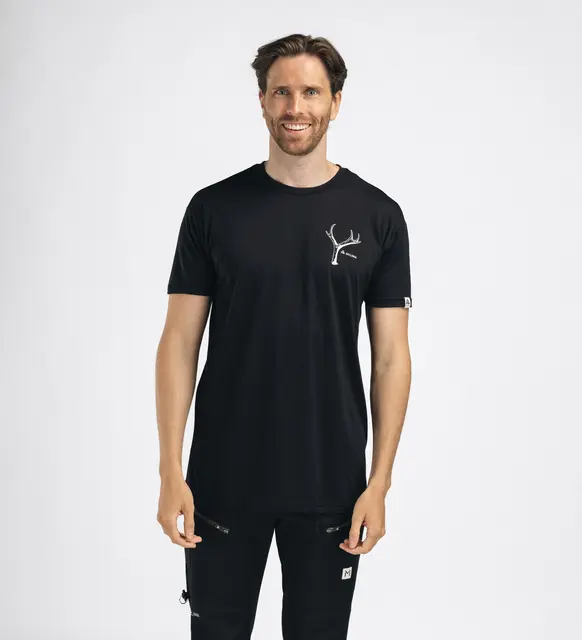LightWool 140 classic tee antler M's Jet Black L 