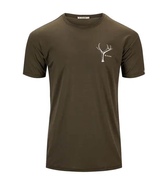LightWool 140 classic tee antler M's Tarmac L 