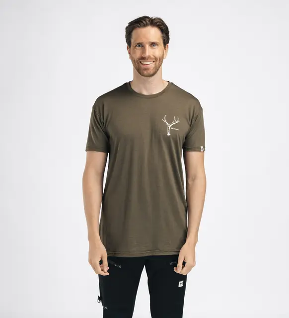 LightWool 140 classic tee antler M's Tarmac L 