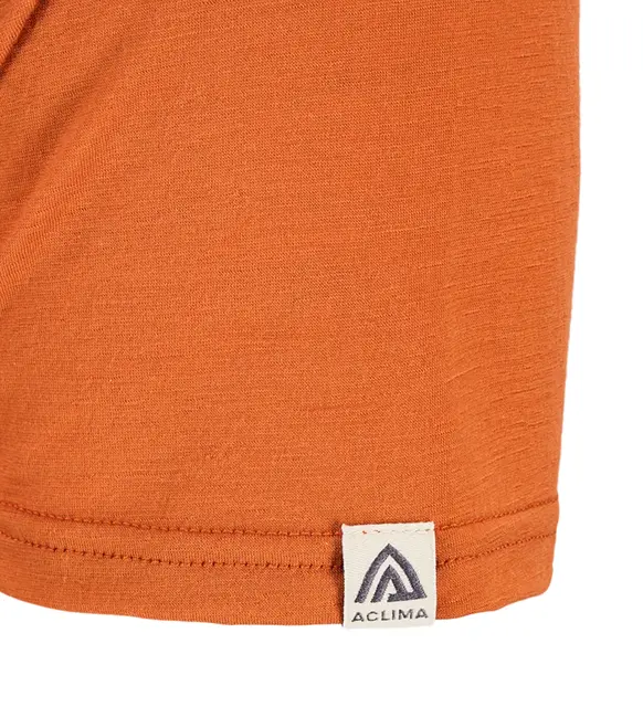 LightWool 140 classic tee antler M's Apricot Orange L 