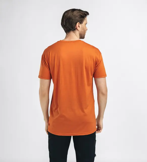 LightWool 140 classic tee antler M's Apricot Orange L 