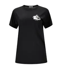 LightWool 140 classic tee mountain W&#39;s Jet Black L