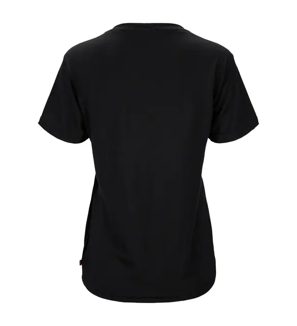 LightWool 140 classic tee mountain W's Jet Black L 