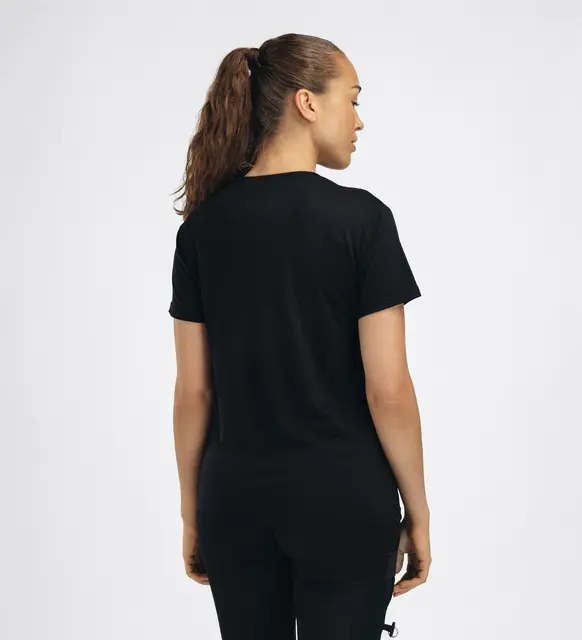 LightWool 140 classic tee mountain W's Jet Black L 