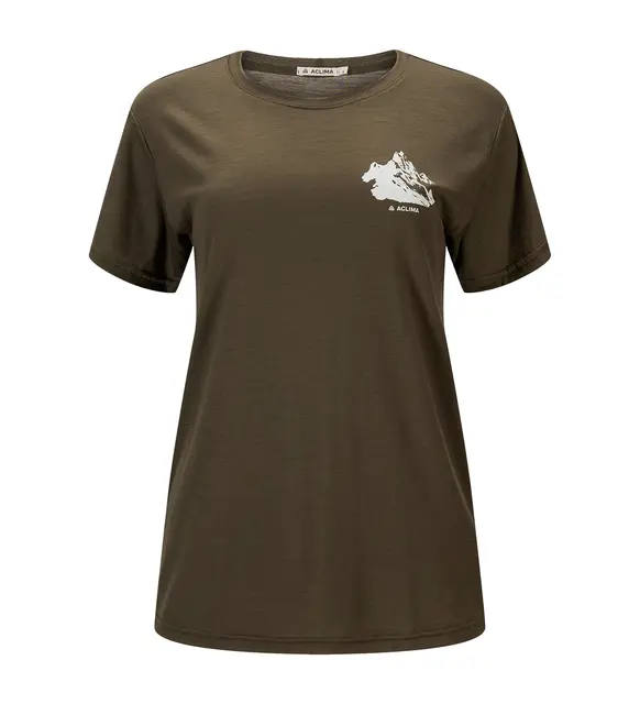 LightWool 140 classic tee mountain W's Tarmac M 