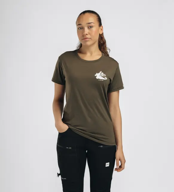 LightWool 140 classic tee mountain W's Tarmac M 