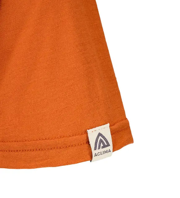 LightWool 140 classic tee mountain W's Apricot Orange XL 