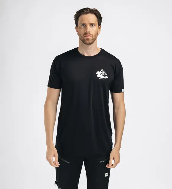 LightWool 140 classic tee mountain M's Jet Black M 
