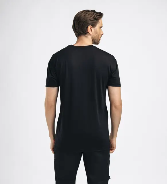 LightWool 140 classic tee mountain M's Jet Black M 