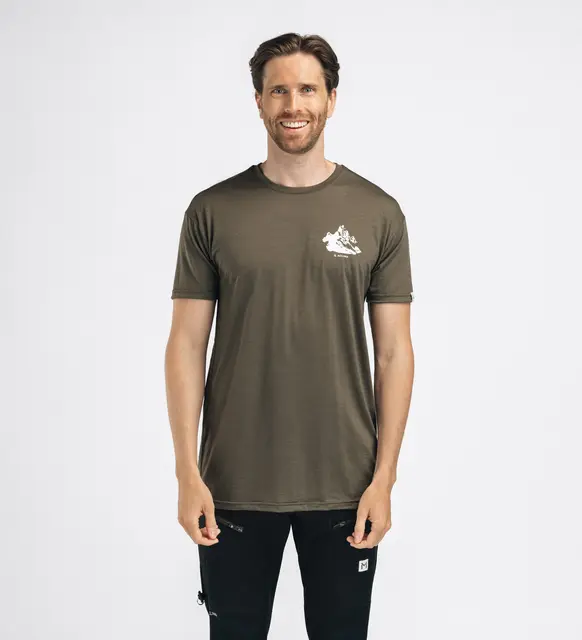 LightWool 140 classic tee mountain M's Tarmac L 