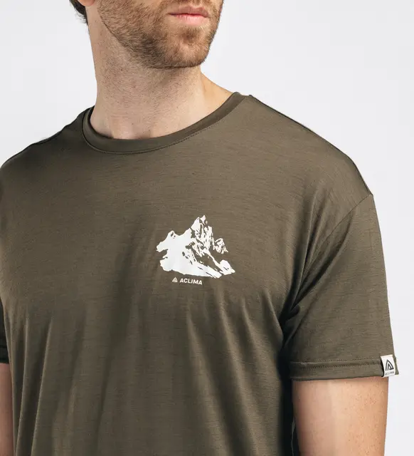 LightWool 140 classic tee mountain M's Tarmac L 
