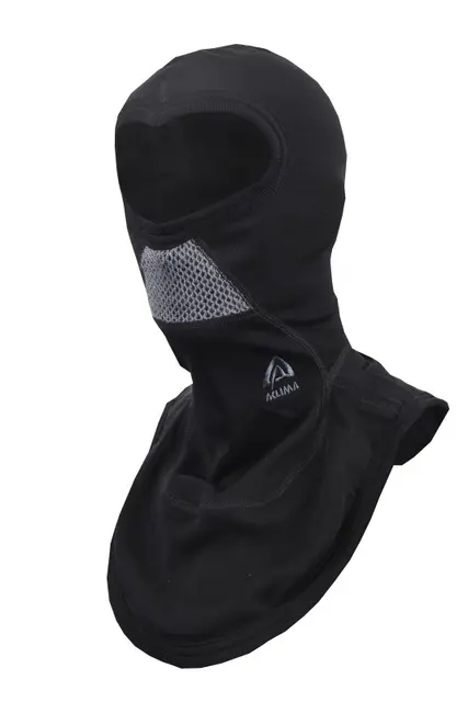 DoubleWool balaclava Jet Black Onesize 