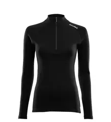 WarmWool mockneck W&#39;s Jet Black XL
