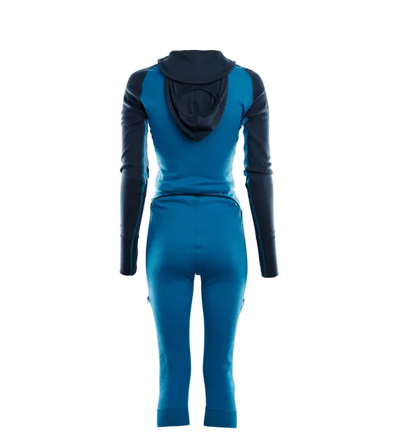 WarmWool overall 3/4 W's Blue Sapphire/Navy Blazer/Azure Blue XS 