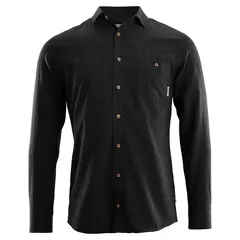 LeisureWool woven woolshirt M&#39;s Jet Black L