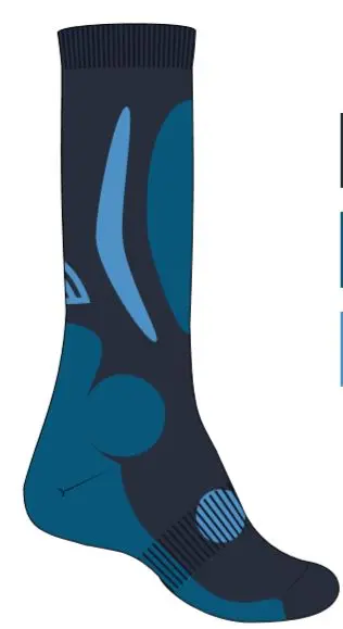 Cross country socks Navy Blazer/Blue Sapphire 40-43 